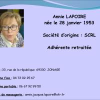 Annie LAPOIRE